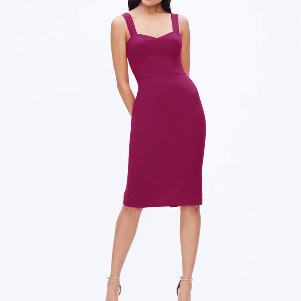 Dress the Population Magenta Dress Size M